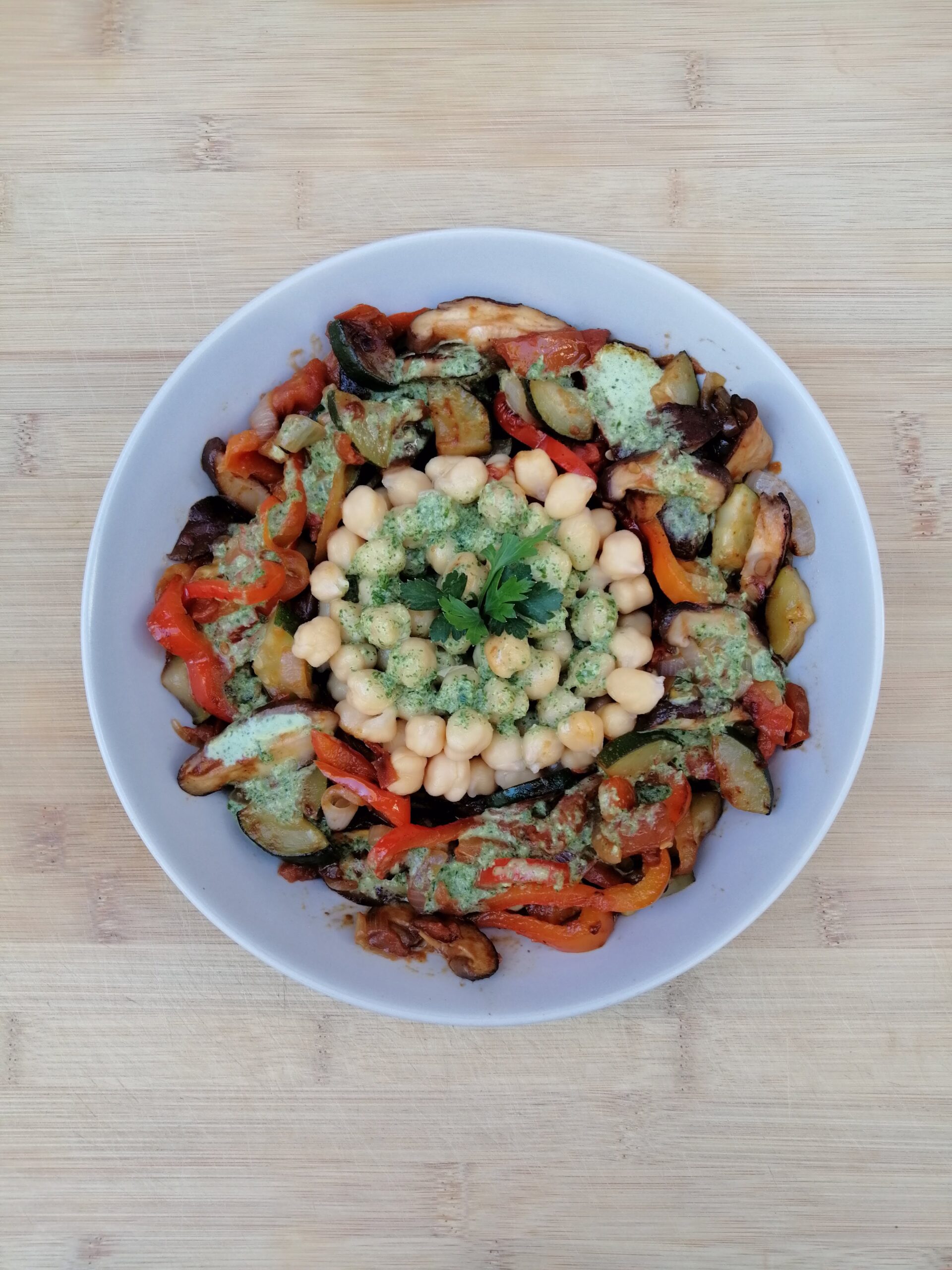 ensalada de garbanzos